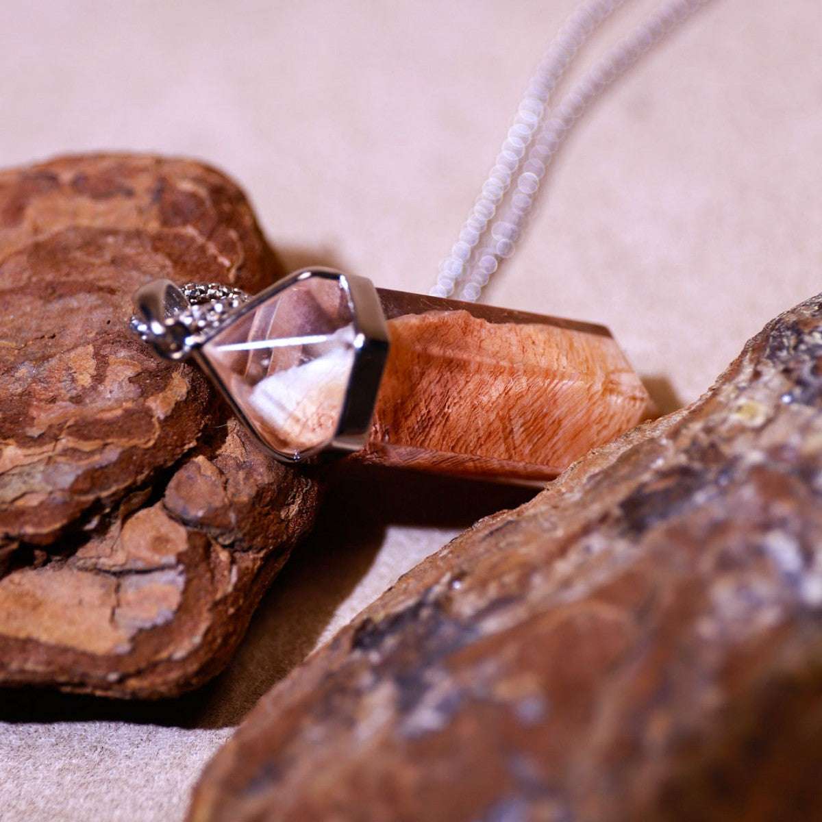 Crimson Rock Cipher|Fire Element Pendant