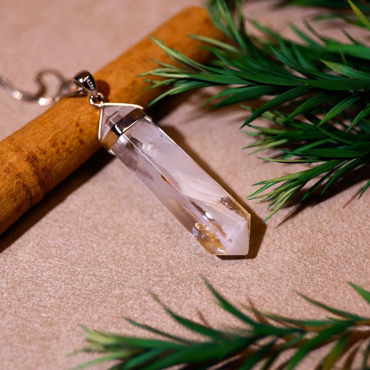 Gilded Cloudstream|Earth Element Pendant