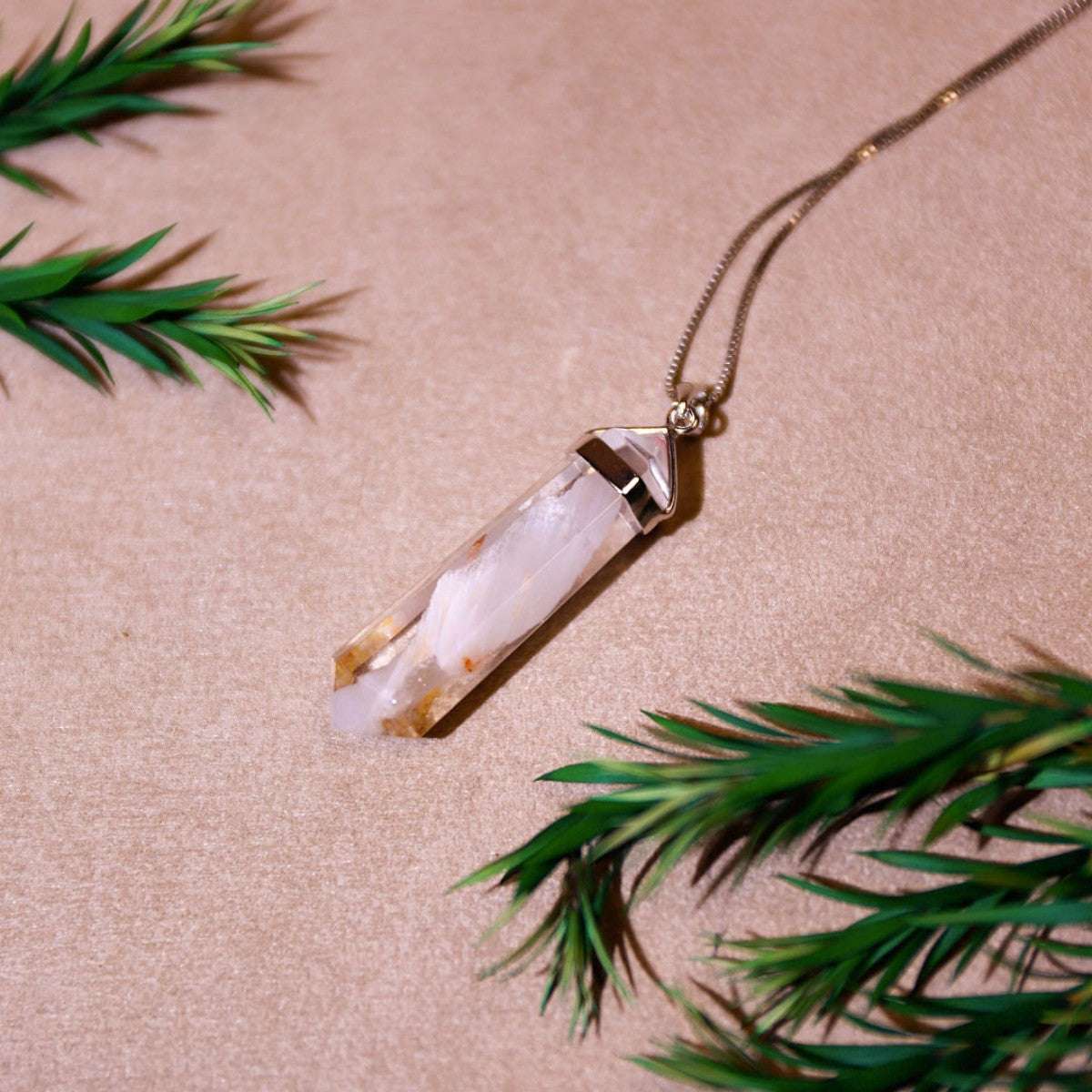 Gilded Cloudstream|Earth Element Pendant