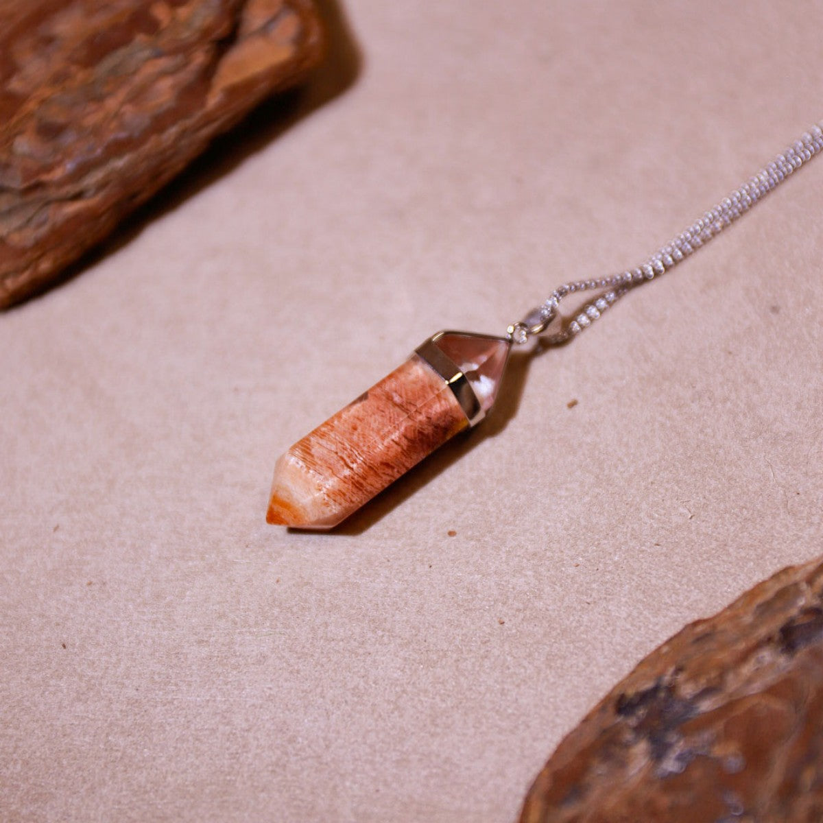 Crimson Rock Cipher|Fire Element Pendant