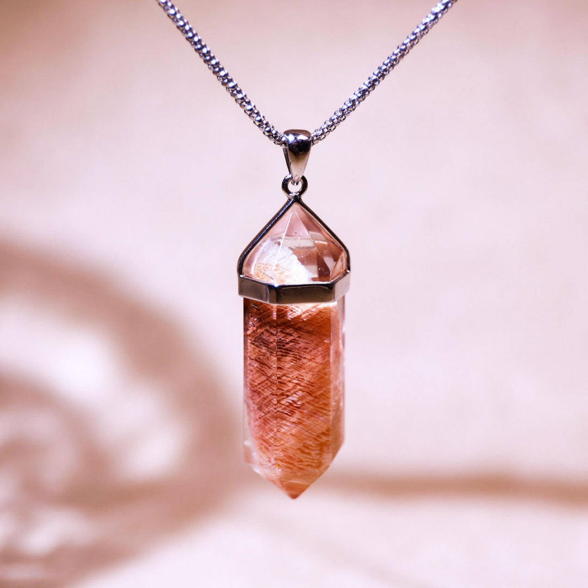 Crimson Rock Cipher|Fire Element Pendant