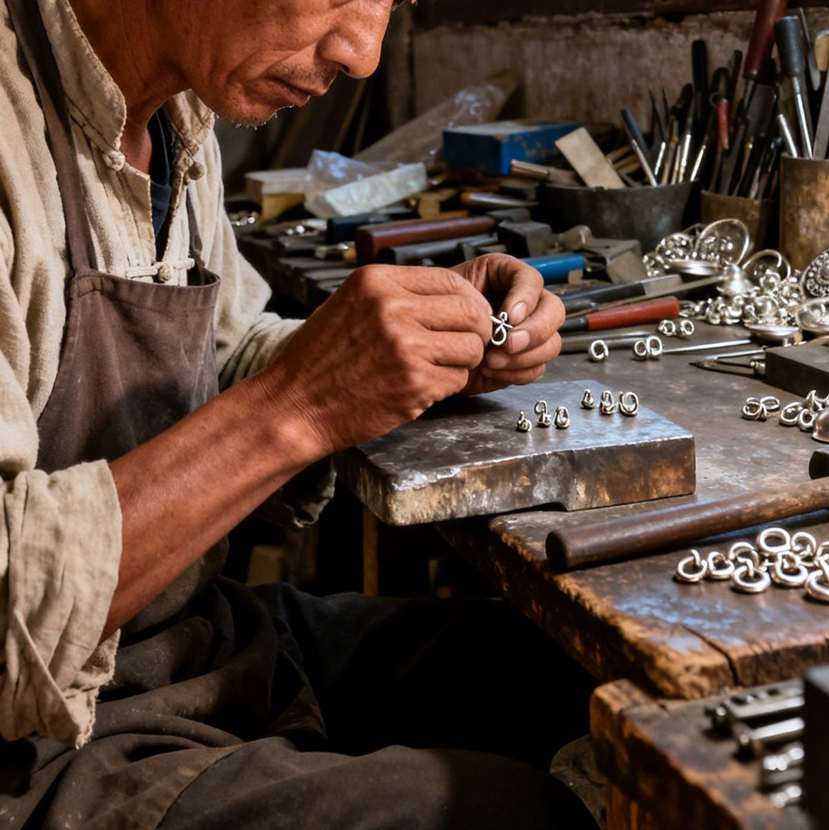 Handmade sterling silver