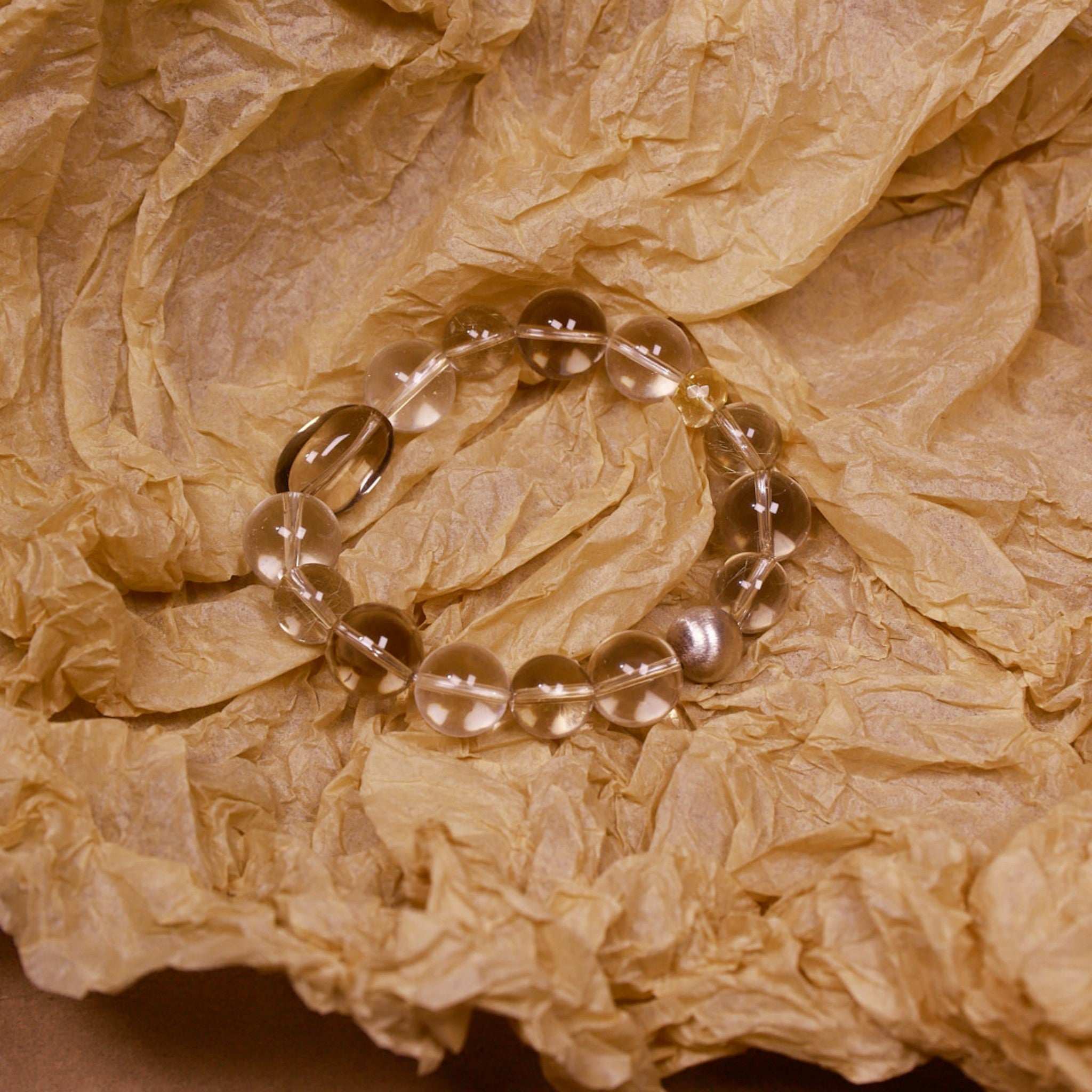Clarity & Precision|Inner Order Clear Quartz & Citrine Bracelet