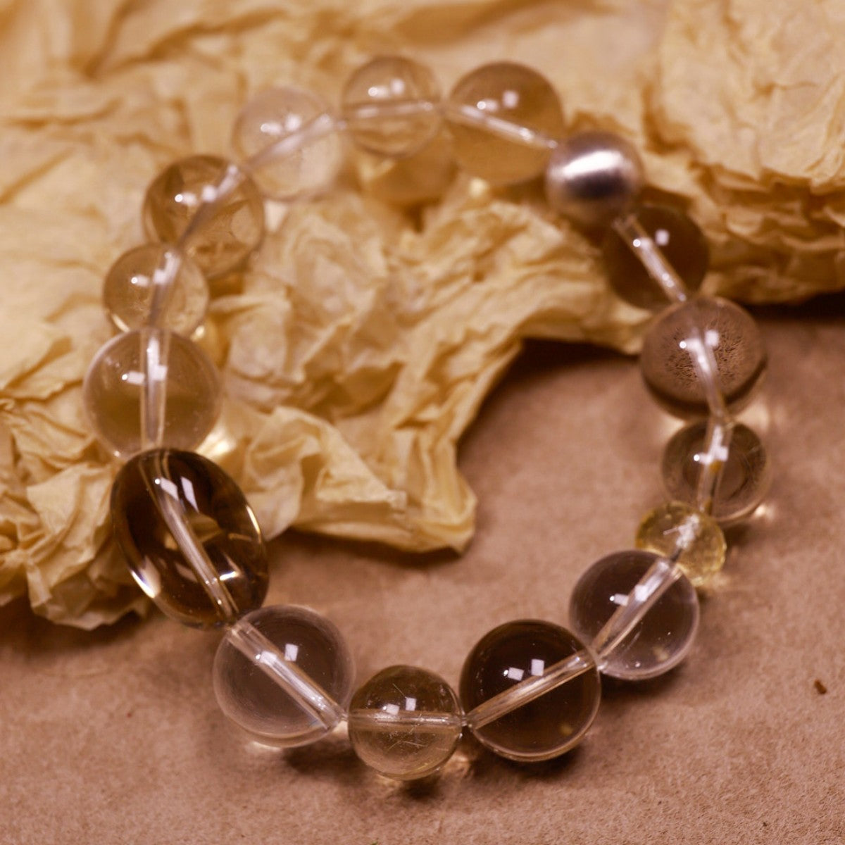 Clarity & Precision|Inner Order Clear Quartz & Citrine Bracelet