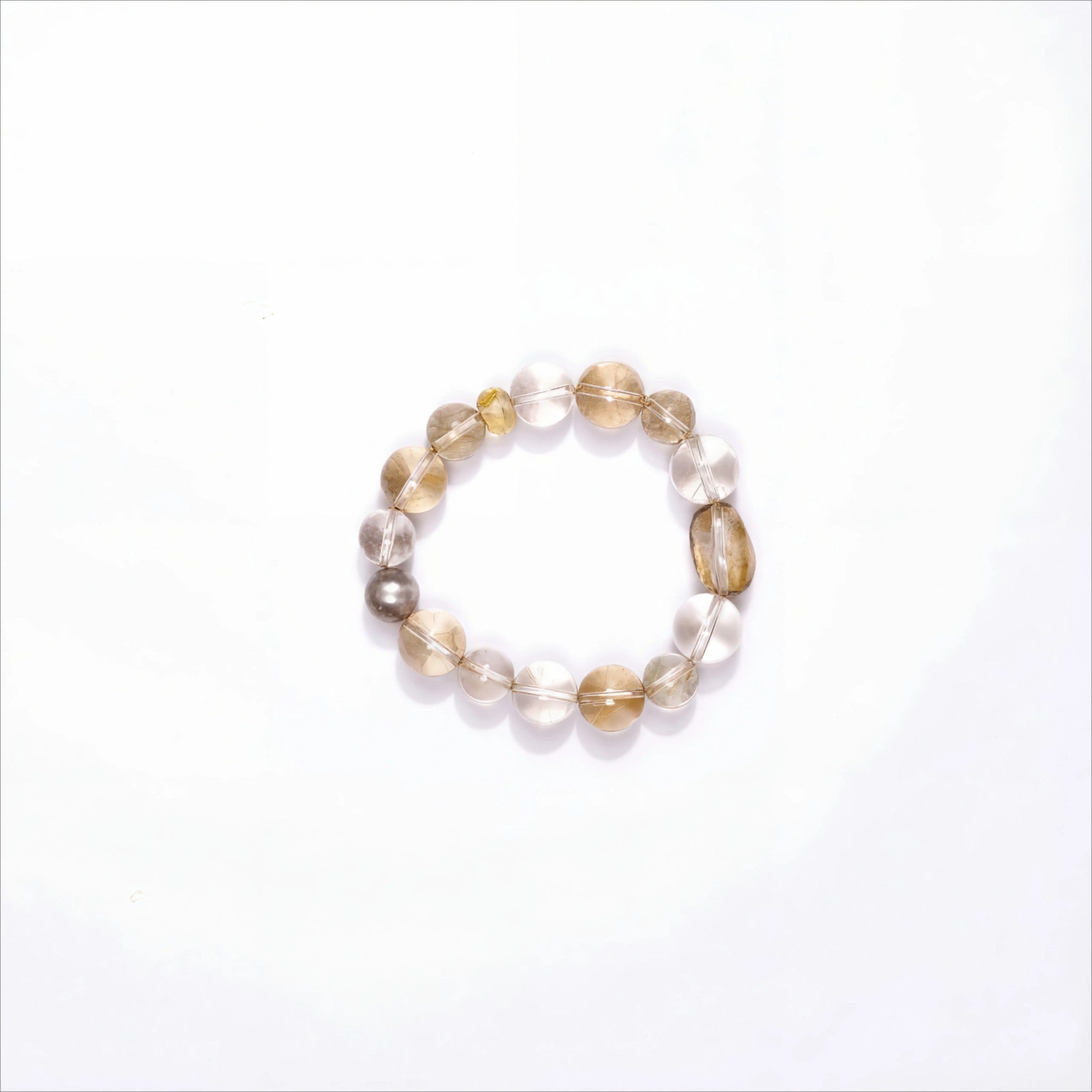 Clarity & Precision|Inner Order Clear Quartz & Citrine Bracelet