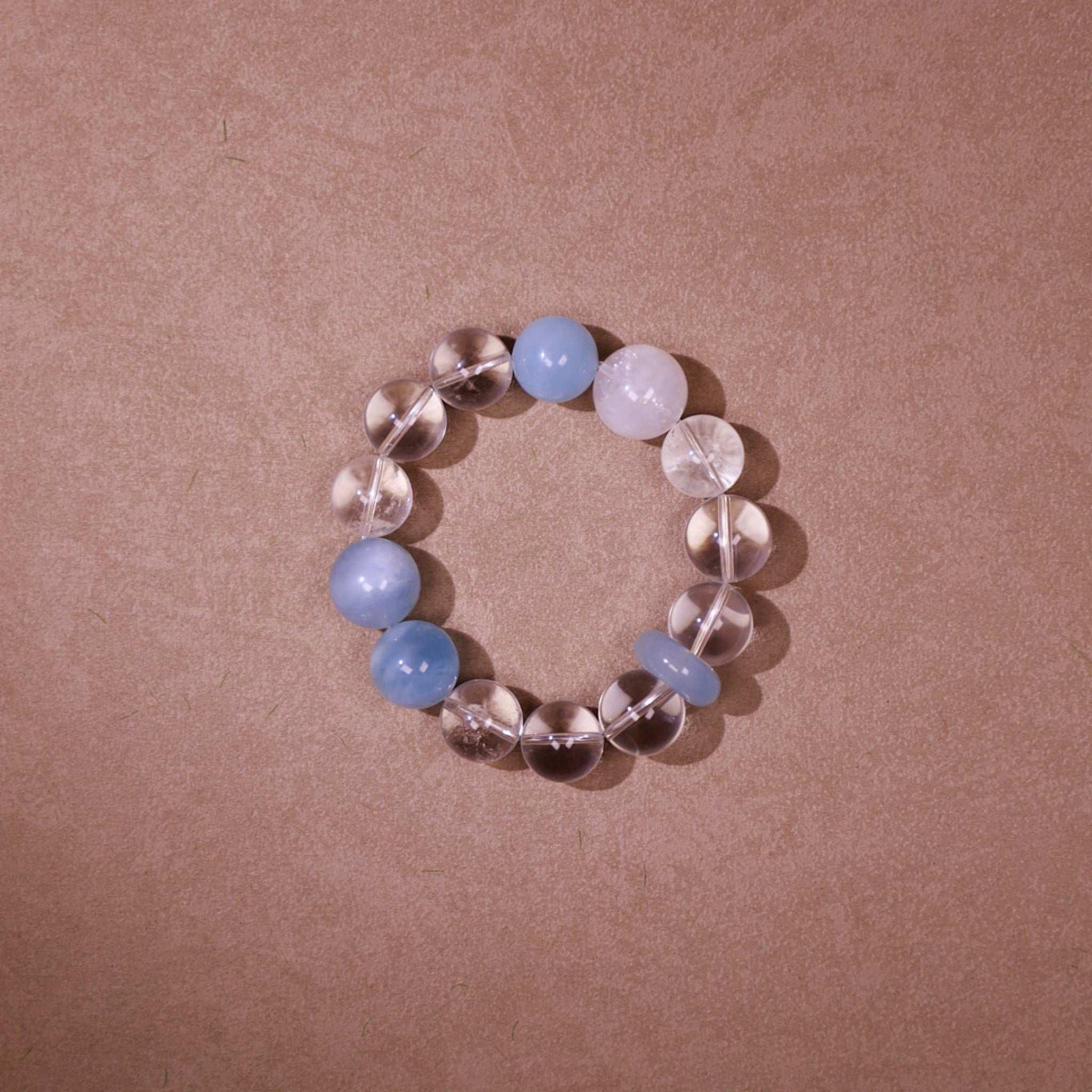 Clear River | Aquamarine & Quartz Intuition Bracelet - Elementalé