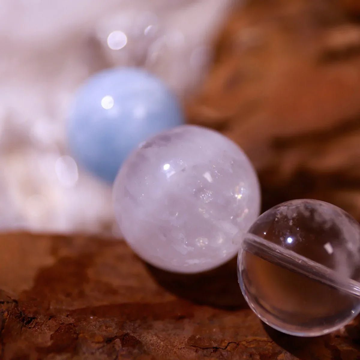 Clear River | Aquamarine & Quartz Intuition Bracelet - Elementalé