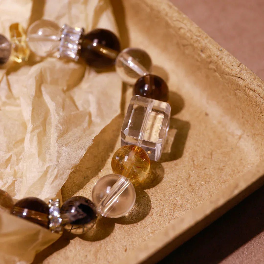 Decisive Clarity | Smoky Quartz & Citrine Bracelet - Elementalé