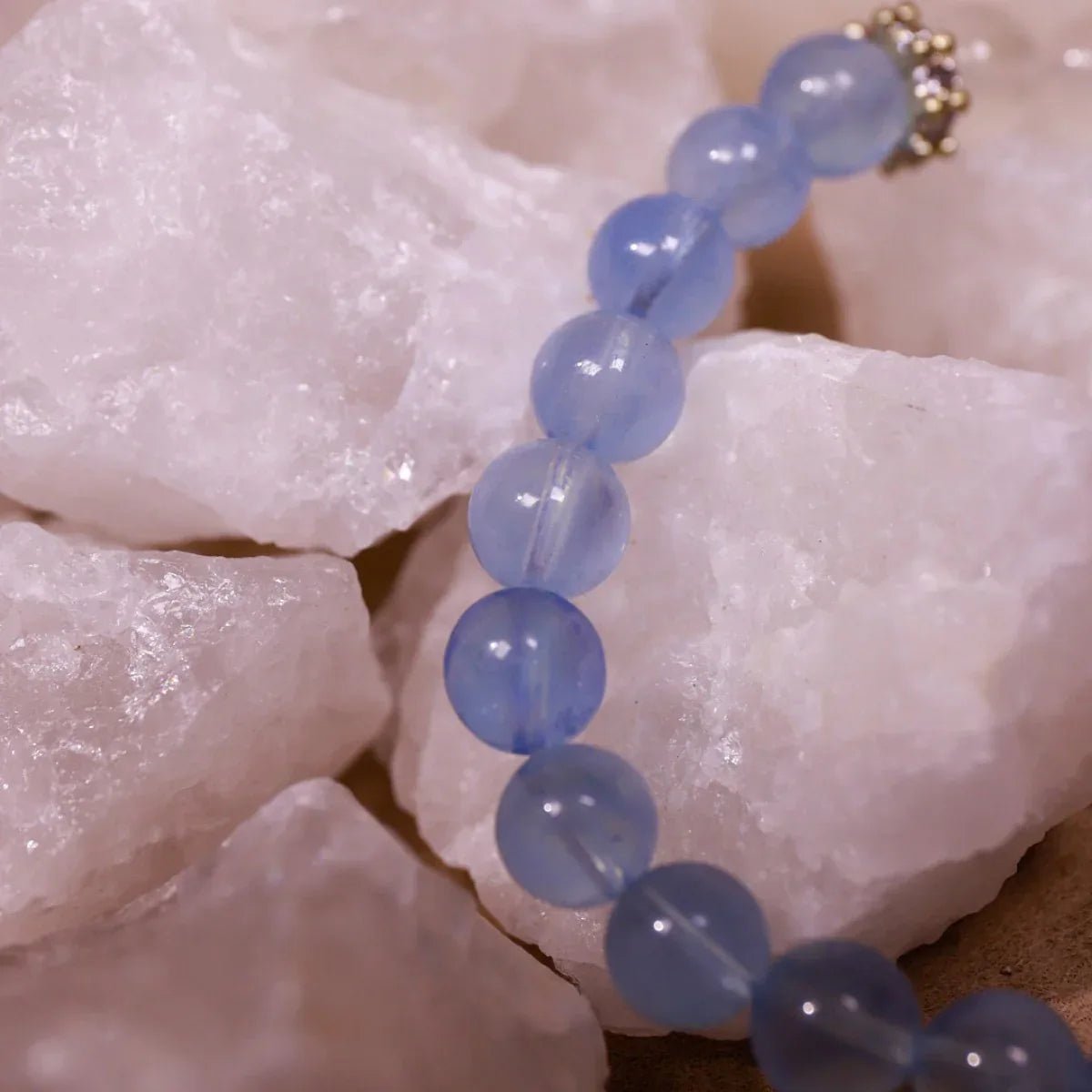 Deep Calm | Aquamarine & Moonstone Intuition Bracelet - Elementalé