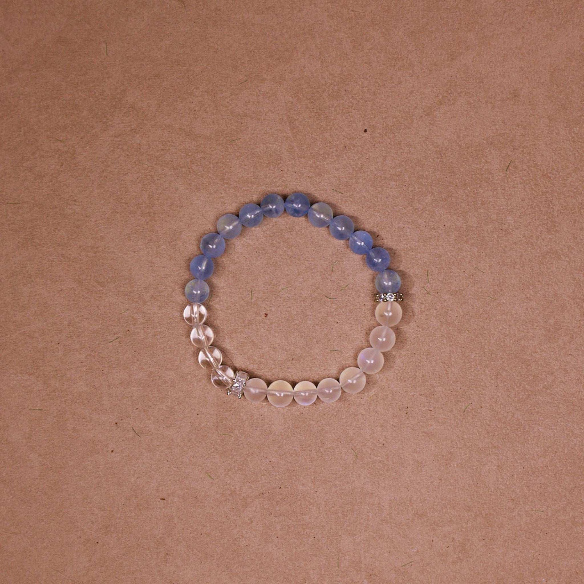 Deep Calm | Aquamarine & Moonstone Intuition Bracelet - Elementalé