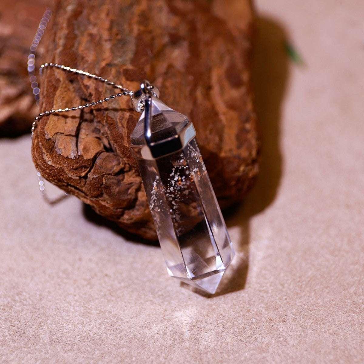 Fountain of Clarity | Clear Quartz Necklace - Elementalé
