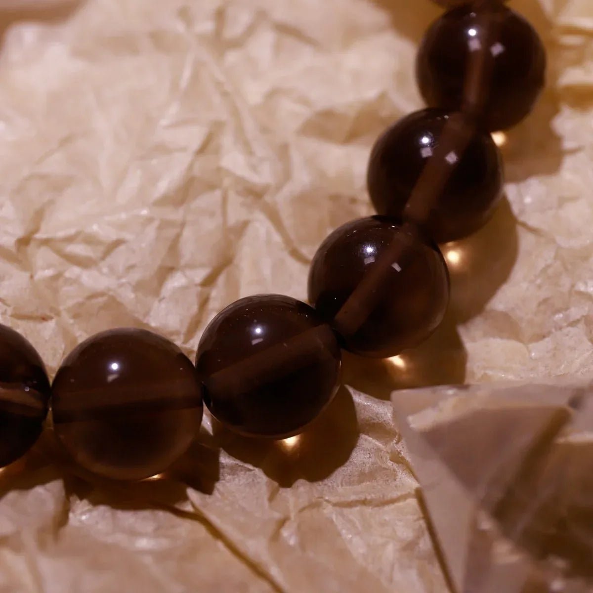 Joyful Radiance | Red Rutile & Smoky Quartz Bracelet - Elementalé