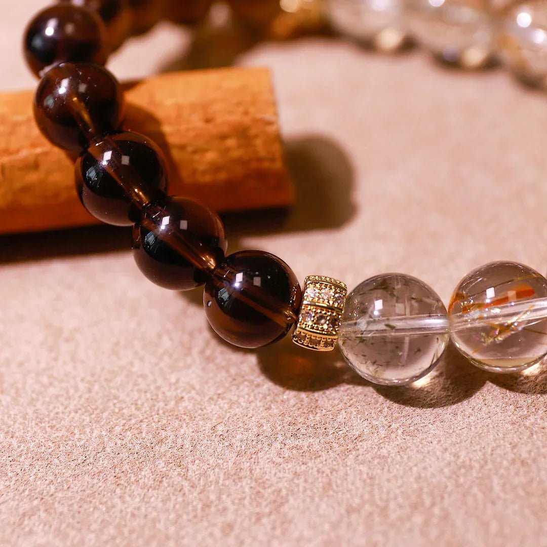 Logic Refined | Smoky Quartz & Citrine Bracelet - Elementalé
