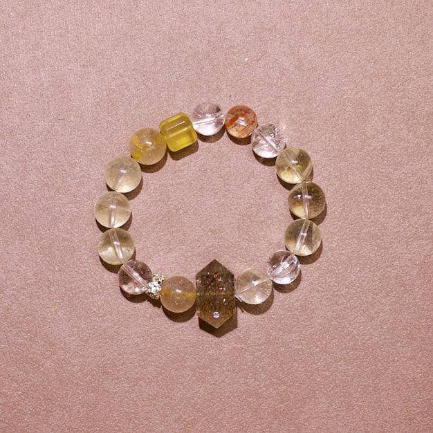 Order & Insight | Rutilated Quartz & Citrine Bracelet - Elementalé