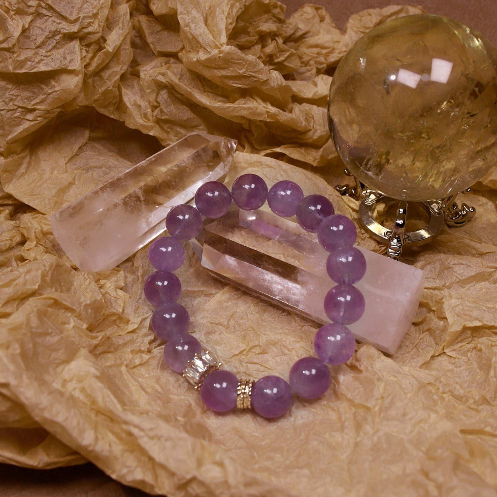 Silent Wisdom | Amethyst Intuition Bracelet - Elementalé