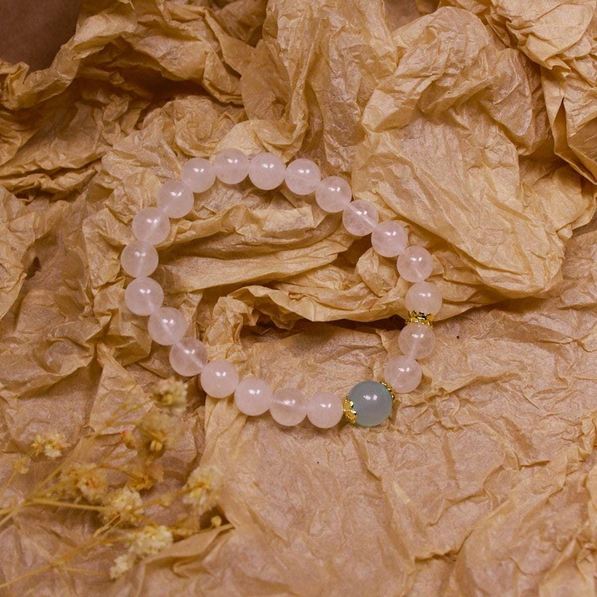 Silent Wisdom | Aquamarine & Moonstone Insight Bracelet - Elementalé