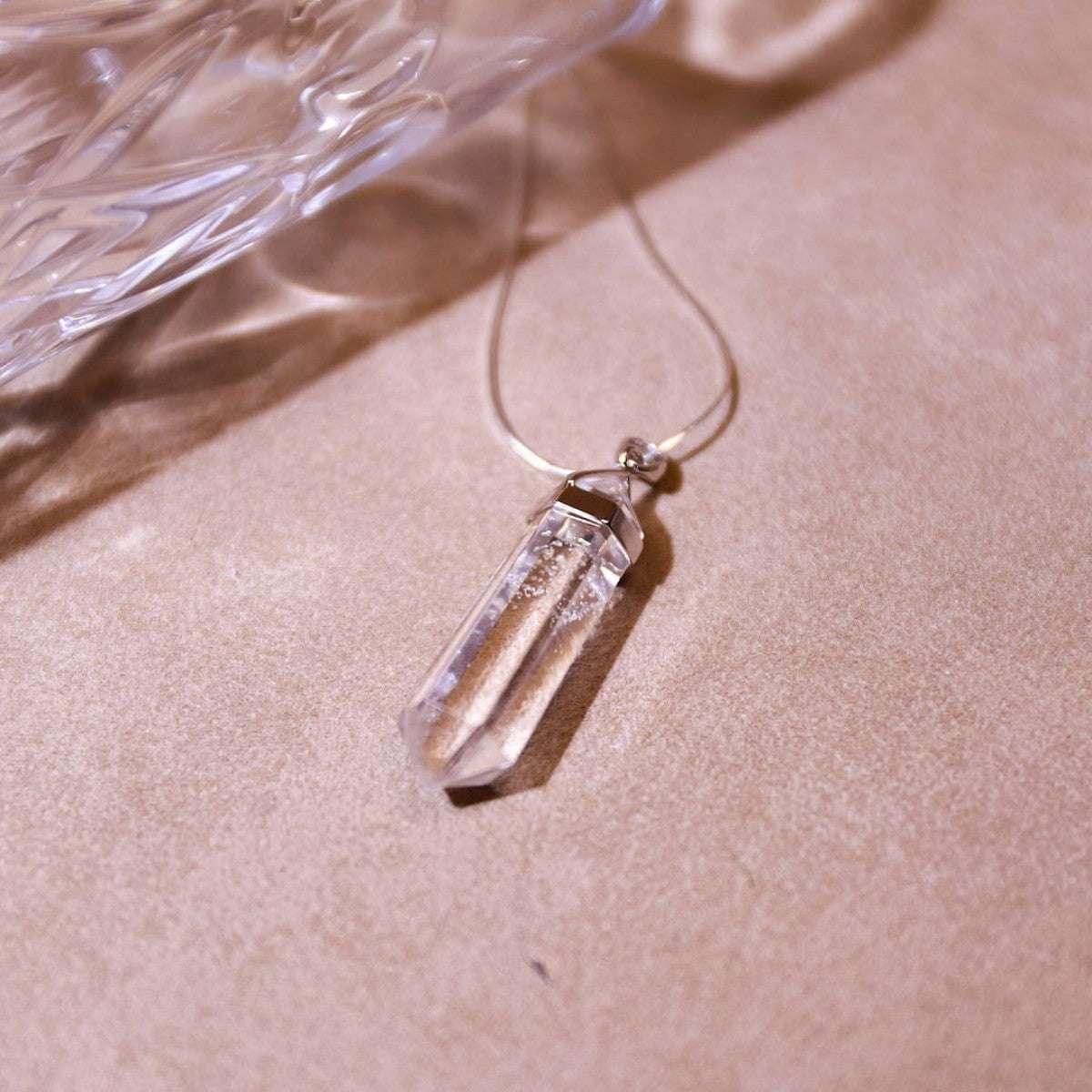 Stardust Clarity | Clear Quartz Necklace - Elementalé