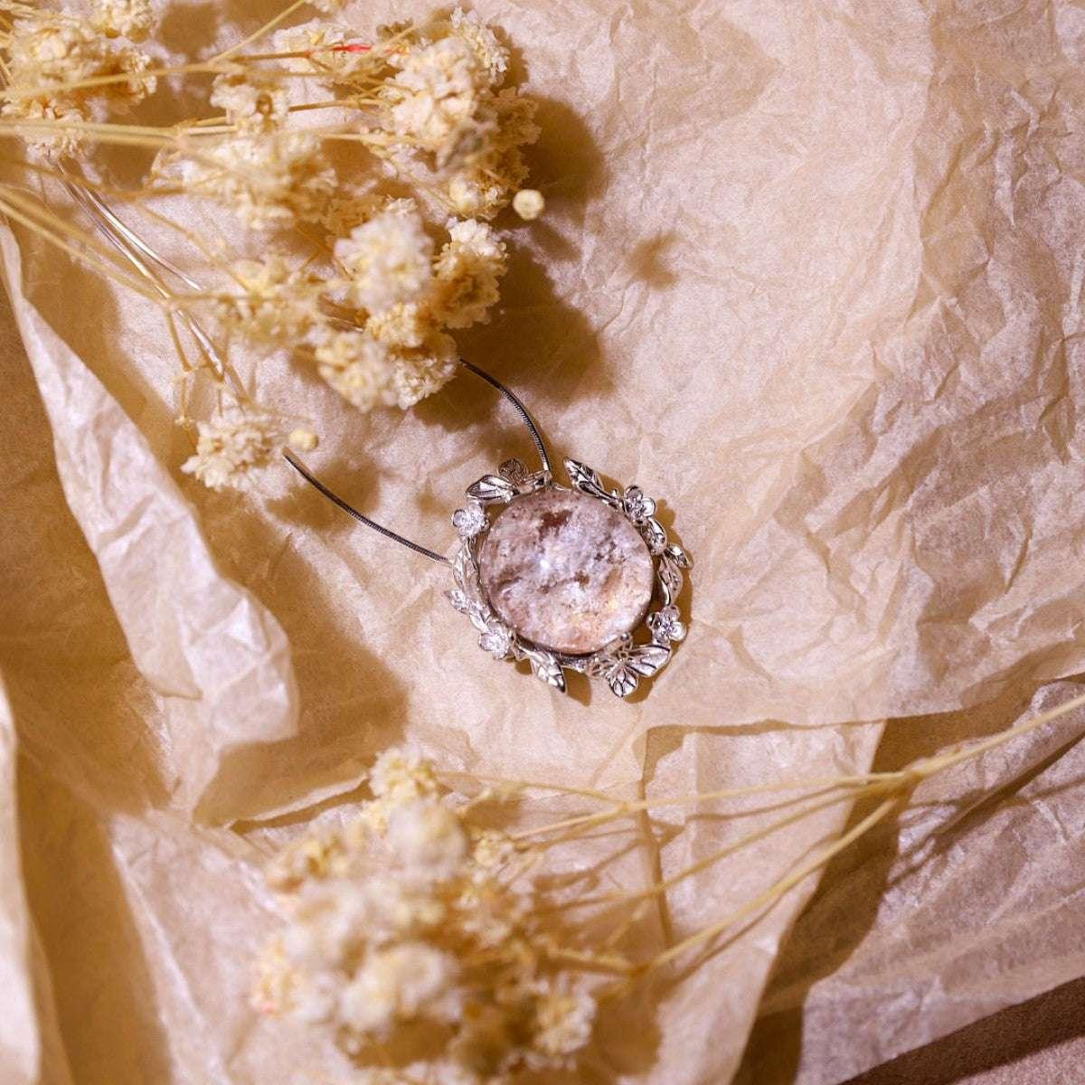 Tranquil Realm | Phantom Quartz Necklace - Elementalé