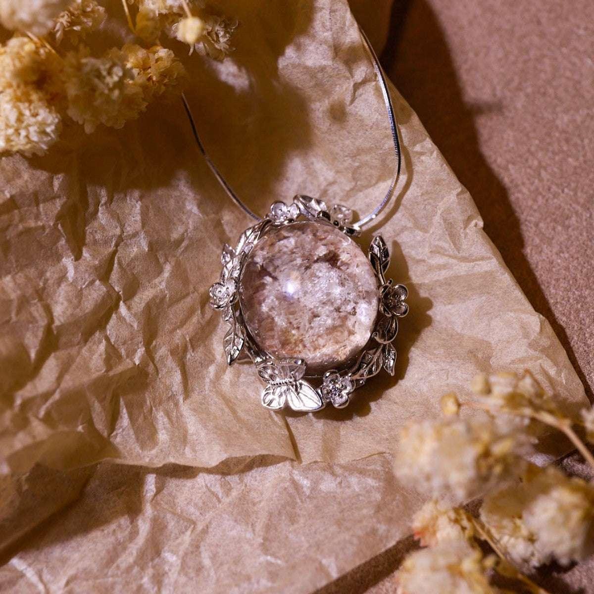 Tranquil Realm | Phantom Quartz Necklace - Elementalé