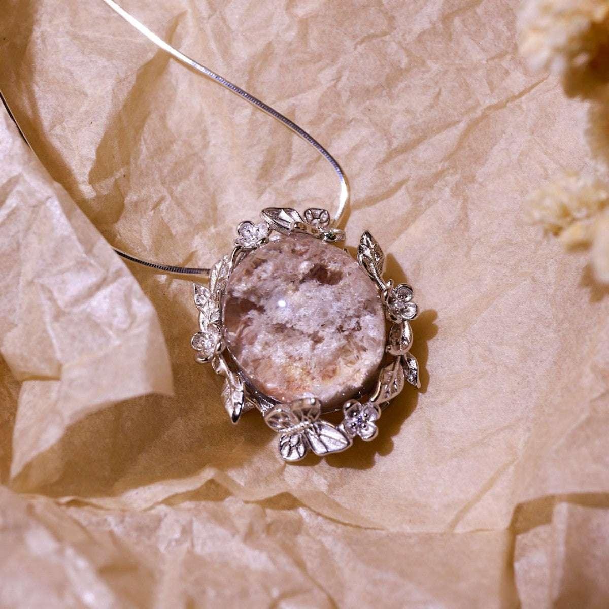 Tranquil Realm | Phantom Quartz Necklace - Elementalé