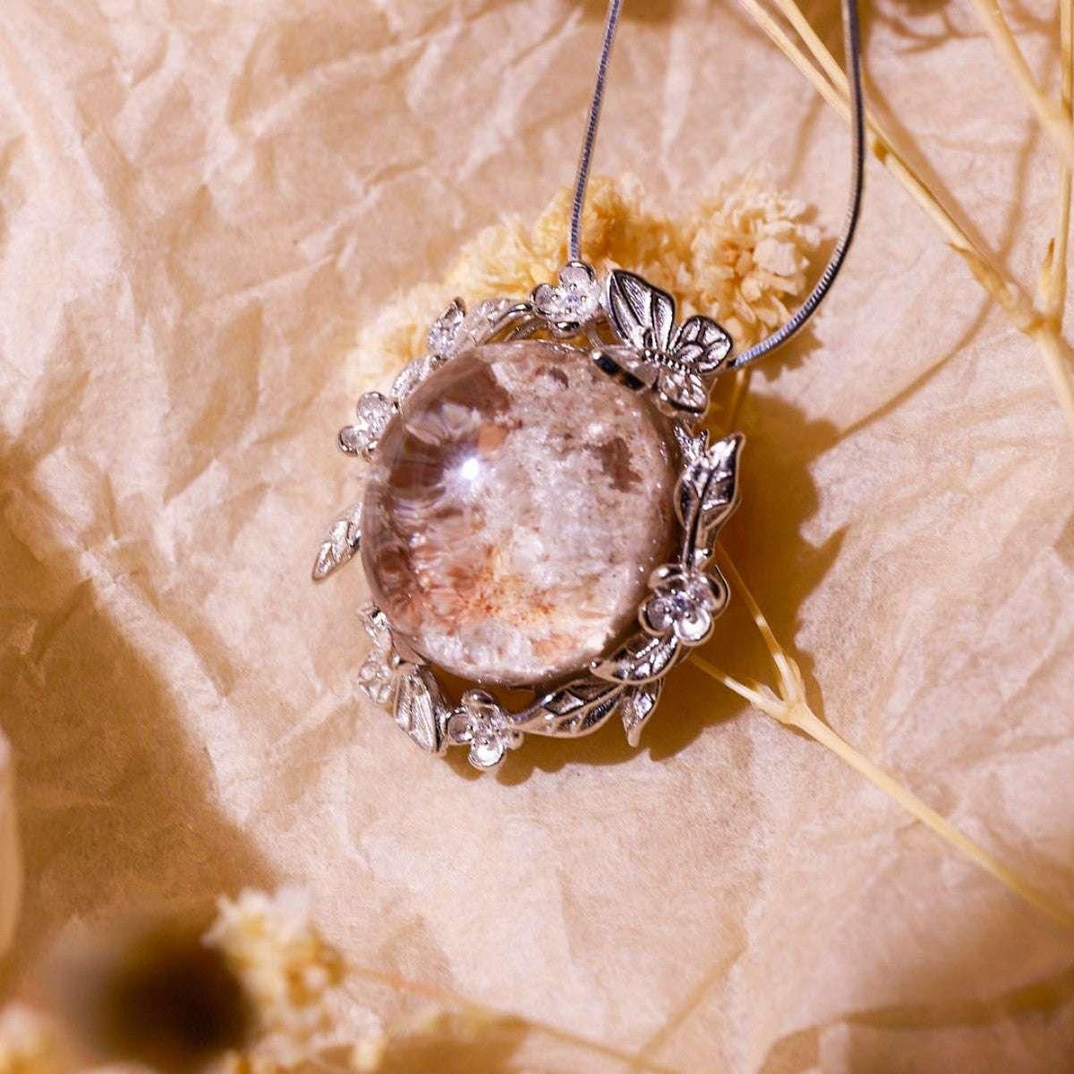 Tranquil Realm | Phantom Quartz Necklace - Elementalé